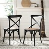 Franklin 18" H X-Back Farmhouse Dining Chair (Set of 2) - AMH9500 - Safavieh Couture - 3 of 4