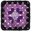 Red Heart All in One Granny Square Yarn 24 Pack-Grape Granny - 3 of 4