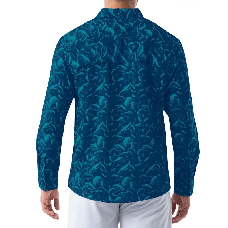Guy Harvey Men's Dive Harvey Long Sleeve Fishing Shirt - Estate Blue XX Large, 3 of 5