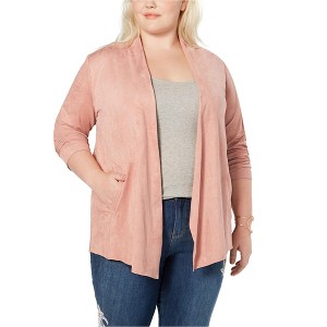 Style & Co. Womens Faux-Suede Jacket - 1 of 1
