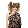 Paper Magic Group Bee Cee Cave Woman Pigtails Pebbles Adult Brown Costume Wig - 2 of 4