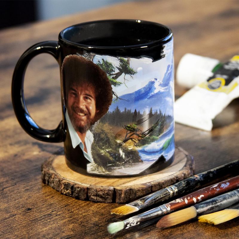 Surreal Entertainment Bob Ross Exclusive Color Change Ceramic Coffee Mug 12 ounces, 5 of 7