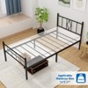 Lirago Full Metal Platform Bed Frame 14" Height 2000lbs Capacity Underbed Storage Space Black - 3 of 4