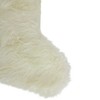 Northlight 20" Ivory White Soft Faux Fur Decorative Christmas Stocking - 3 of 4