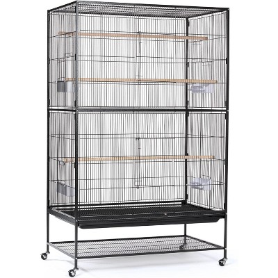 Prevue Pet Products F050 Pet Products Wrought Iron Flight Cage, X-Large, Hammerstone Black
