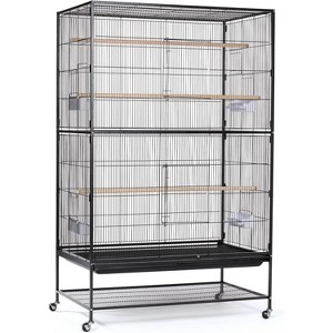 Prevue Pet Products F050 Pet Products Wrought Iron Flight Cage, X-Large, Hammerstone Black - 1 of 4
