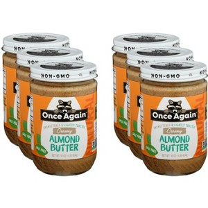 Once Again Nut Creamy Butter Almond Lightly Toasted - Case of 6 - 16 oz - 1 of 2