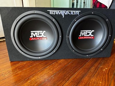 Mtx Tnp212d2 12-inch 400-watt Rms Dual Loaded 1200-watt Car Subwoofer ...