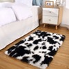 Modern Shag Area Rug Non Slip Fluffy Shaggy Rug Ultra-Soft Living Room Rug Indoor Plush Floor Carpet High Pile Non Shedding Furry Rug - 3 of 4