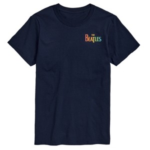Men's - Beatles - Song Titles Collage Short Sleeve Graphic T-Shirt - 1 of 4