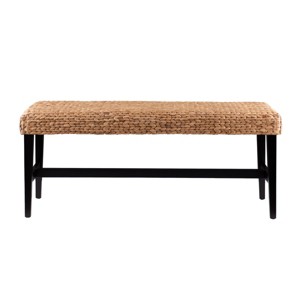 Standerson Entryway Bench with Woven Seat - Natural - SEI - 1 of 4