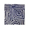 The Marina - Navy and White Lightweight Scarf by YOUZEY - 3 of 4