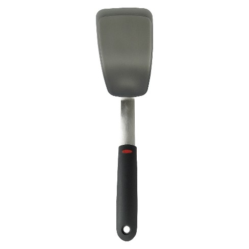 OXO Silicone Flexible Cooking Turner with Steel Handle - Each