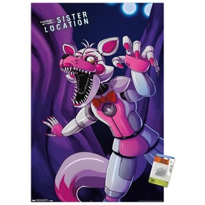Trends International Five Nights at Freddy's: Sister Location - Funtime Foxy Unframed Wall Poster Prints - 1 of 4