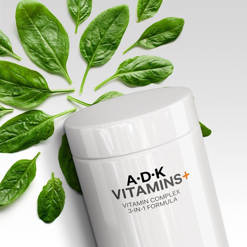 Codeage Vitamin ADK Capsules with Vitamin A, D3 5000 IU and K1 &#38; K2 (MK4 &#38; MK7) - 180ct, 6 of 13