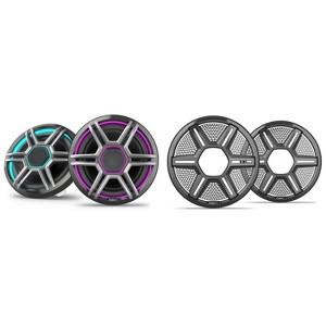 Garmin Fusion Apollo AP-FL77SPG 7.7" LED Marine Speakers Sport Grills, Gray, Pair with Garmin Fusion Apollo 010-13291-10 7.7" Sport Grills, Mesh Gr... - 1 of 4