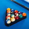 Pool table, Billiard table, game table, Children's game table, table games,family movement, blue - 4 of 4
