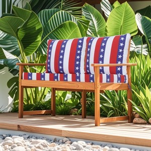 24x24 Inch Outdoor Deep Seat Cushion Set - Waterproof Fade-Resistant Patio Furniture Cushions with Removable Covers - 1 of 4