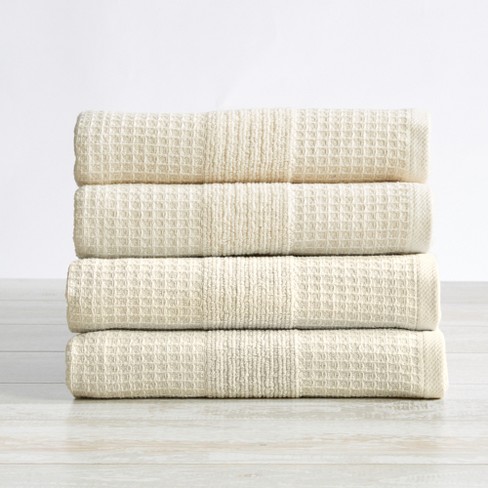 2pk Quick Dry Ribbed Bath Towel Set Gold - Threshold™ : Target