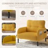 Grungis Corduroy Accent Chairs with Widen Arms,Oversized Living Room Chairs,Comfy Chairs for Living Room,Bedroom - 4 of 4
