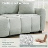 110" Boucle L-Shaped Modular Sectional Sofa with Large Seat - 4 of 4