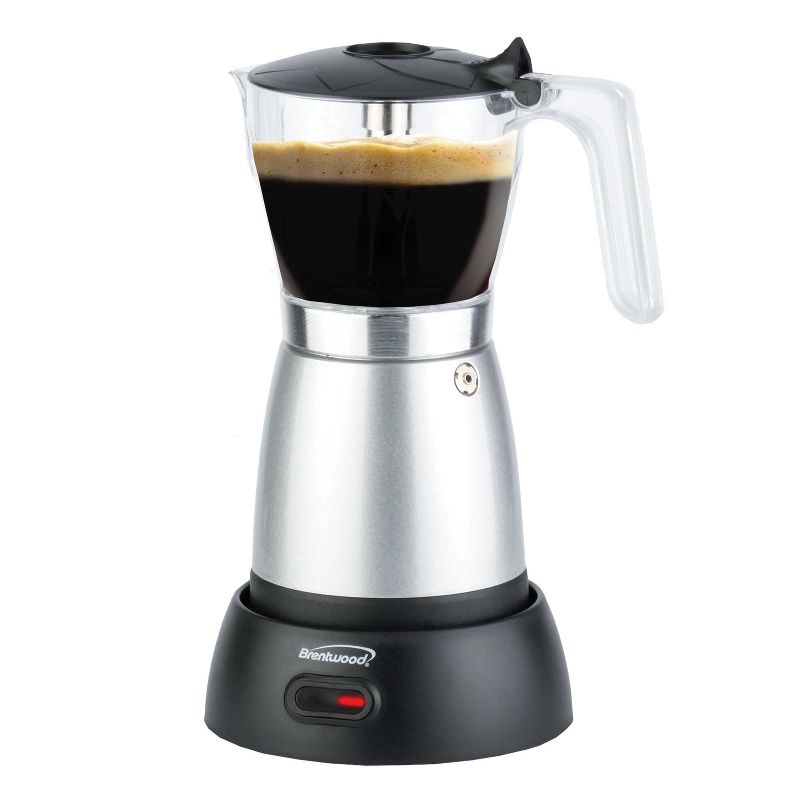 Brentwood 6-Cup Electric Moka Pot Espresso Machine, 5 of 11
