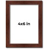 PosterPalooza | Photo Size Classic Modern Brown Frame - UV Acrylic, Foam Board Backing, Hanging Hardware - 2 of 4