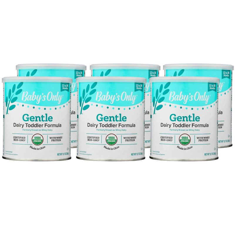 Baby's Only Organic Gentle Dairy Toddler Formula With Whey Protein - Case of 6/12.7 oz, 1 of 8