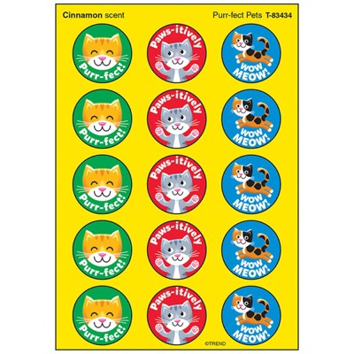Trend Purr-fect Pets/Cinnamon Stinky Stickers, 60 ct. (Pack of 6)