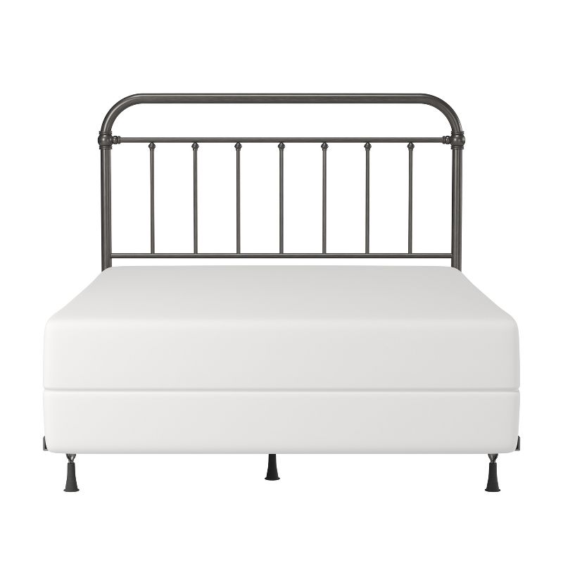 Full/Queen Kirkland Metal Headboard with Frame Aged Pewter - Hillsdale Furniture, 6 of 14