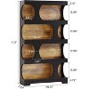 Tribesigns 71" Tall Bookcase, 4-Tier S-Shaped Decorative Bookshelf, Modern Freestanding Display Shelves for Home Office, Living Room - 2 of 4