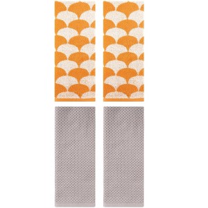 REGALWOVEN 4 Pcs Cotton Bathroom Decorative Hand Towels - 1 of 4