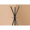 Monarch Specialties Coat Rack Hall Tree Free Standing 3 Hooks Entryway 72InchH Bedroom Metal Black Contemporary Modern - 3 of 4