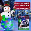 Paaaawaters 7Ft Christmas Inflatables Snowman Built-in Music Box & Rotating Colorful LED Lights, Christmas Inflatable Decoration - 3 of 4