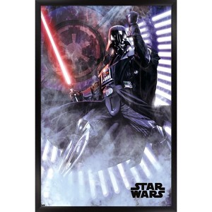 Trends International Star Wars: A New Hope - Vader Framed Wall Poster Prints - 1 of 4