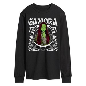 Men's - Marvel - Guardians of the Galaxy Gamora Art Nouveau Long Sleeve Graphic T-Shirt - 1 of 4