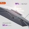PURPLE LEAF Premium Patio Umbrella Classic SUNBRELLA Cantilever Umbrellas with Base 360 Degree Rotation for Garden Pool - 2 of 4