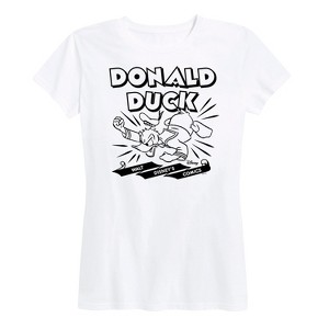 Women's - Disney - Donald Duck Comics Short Sleeve Graphic T-Shirt - 1 of 4