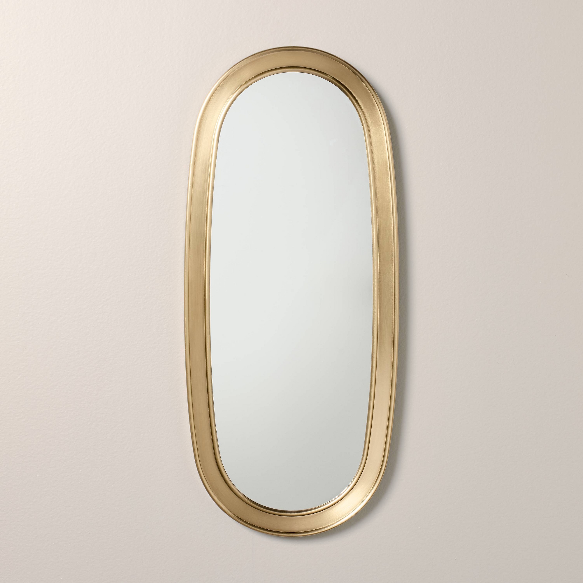 24" Brass Finish Oval Mirror - Hearth & Hand™ with Magnolia