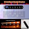 Coolmee 80 Inch Electric Fireplace, Recessed and Wall-Mounted, Smart WiFi Alexa Voice Control, 3D Flame Effect, 12 Color Options, 750W/1500W - 4 of 4