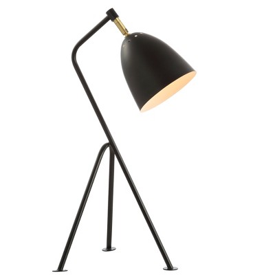 Adjustable Black and Gold Arc Task Table Lamp