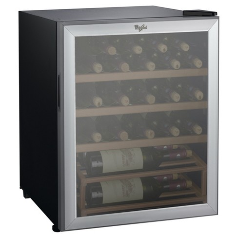 Whirlpool 25 Bottle 2 7 Cu Ft Wine Fridge Stainless Steel Jc 75z