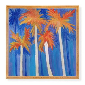 Deny Designs Rosie Brown Florida Autumn Framed Wall Art Bamboo - 1 of 3