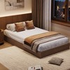 Wood Bed Frame, Wooden Platform Bed with Fluted Design, Queen Bed Frame with Study Support, Easy Assembly, No Box Spring Needed - 4 of 4