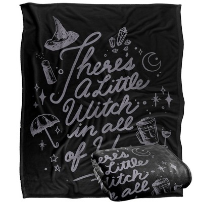 Practical Magic Witch in All of Us Silky Touch Throw Blanket 50