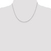 Black Bow Jewelry 1mm, Sterling Silver, Twisted Serpentine Chain Necklace - 2 of 4