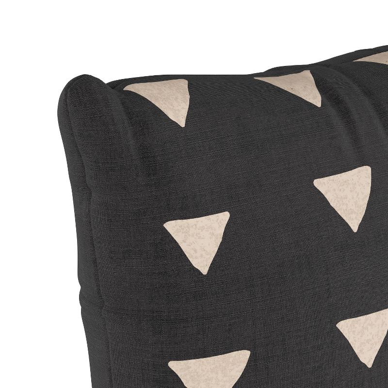 Triangle Square Throw Pillow Black/White - Skyline Furniture, 4 of 7