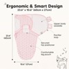 3pk Soothe Baby Swaddle 0-6 Months, Organic Baby Swaddle Sleep Sacks, Newborn, Infant Swaddle Sack - 2 of 4