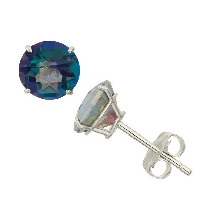 mystic blue topaz-white gold