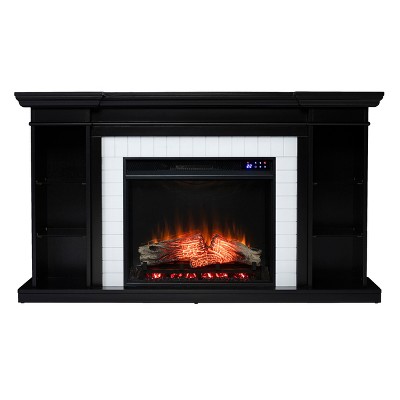 Henstinger Electric Fireplace with Bookcase - SEI